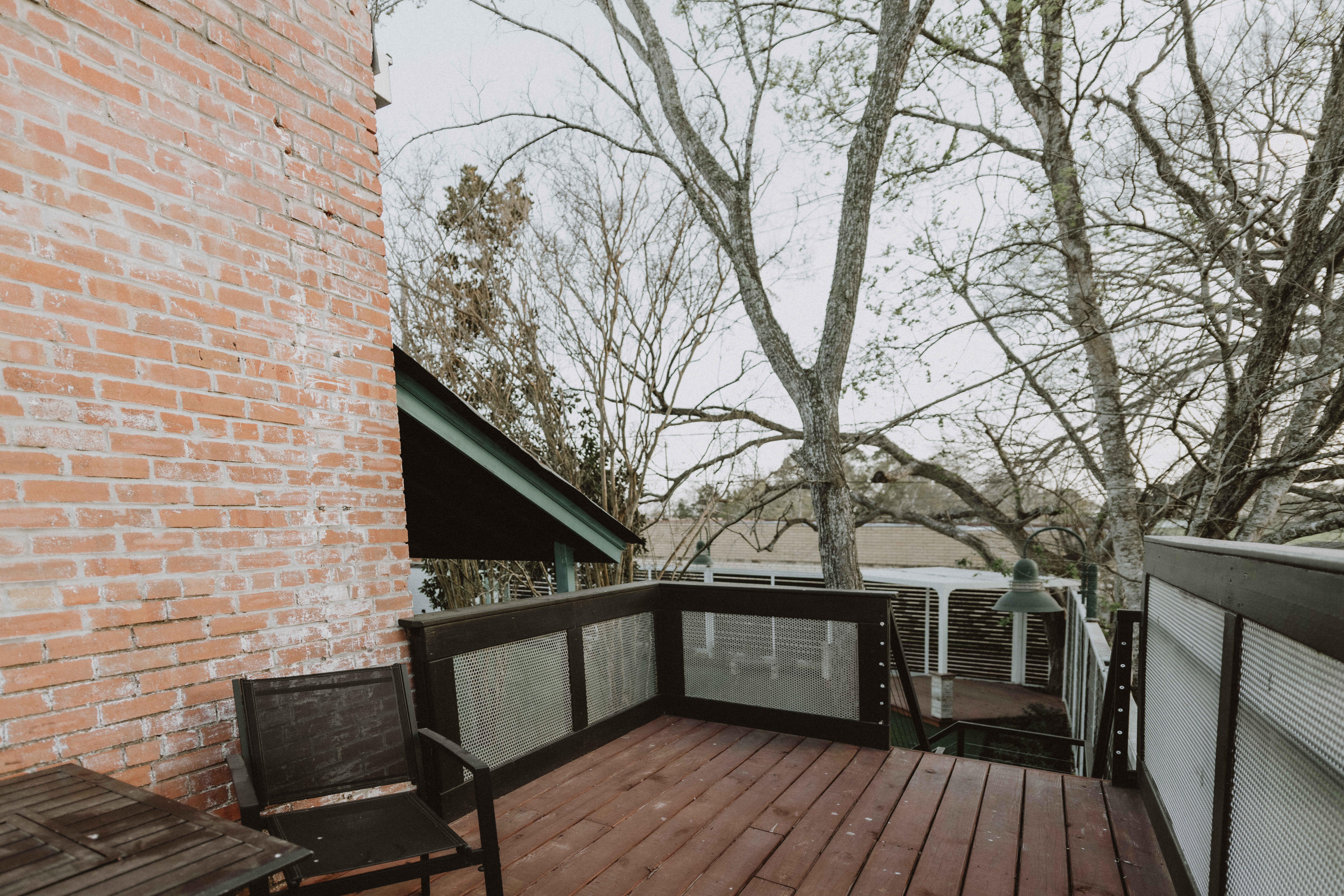grooms quarters with outdoor deck & patio