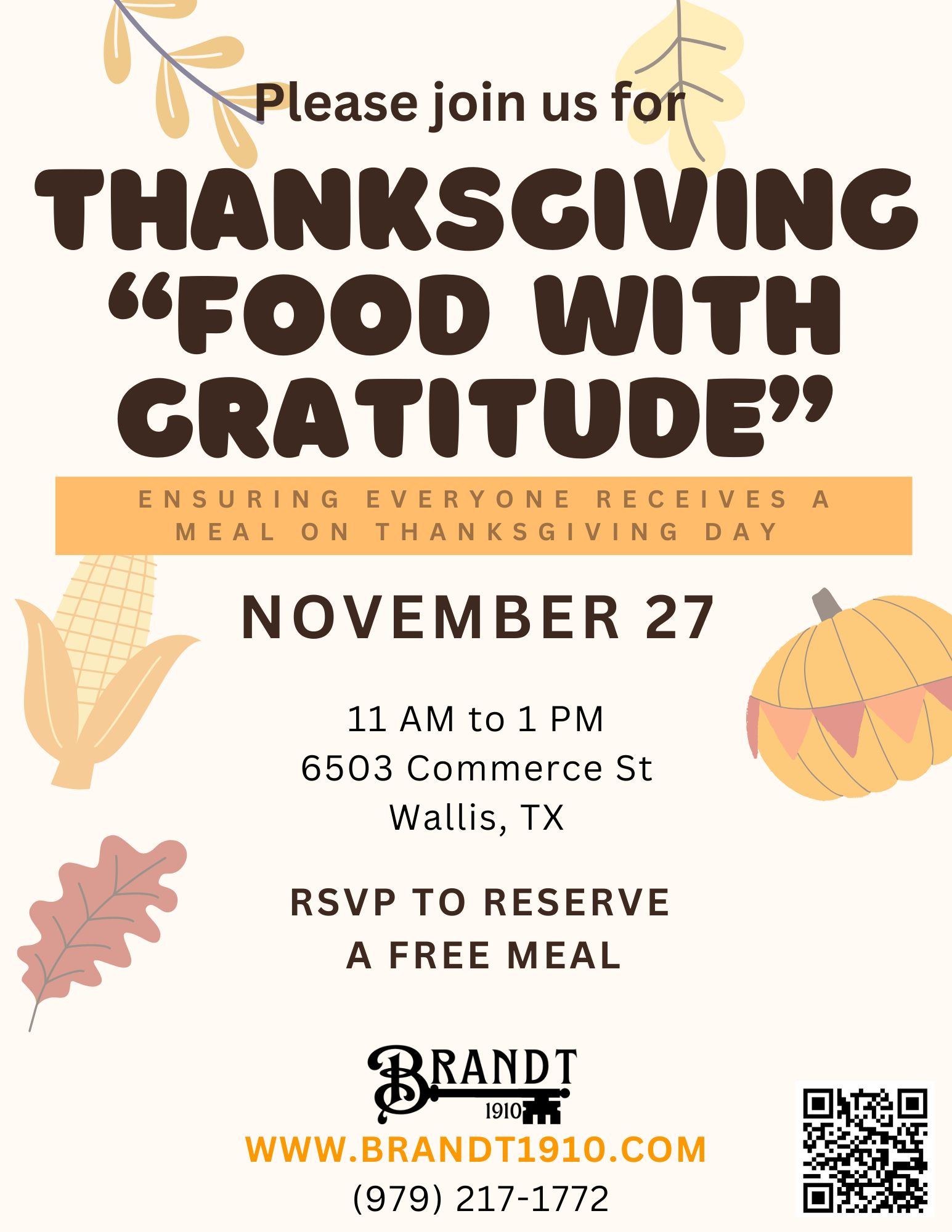 thanksgiving food with gratitude community outreach event free meals in wallis texas free thanksgiving meal