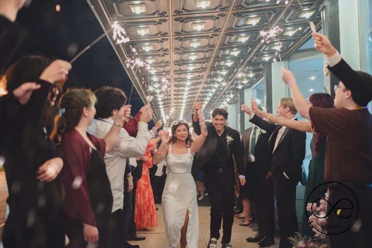 Houston wedding grand exit ideas, budget-friendly wedding send-off, unique wedding exit ideas Houston, fun grand exit ideas for weddings, wedding sparkler exit Houston, non-sparkler wedding send-off ideas, creative wedding exit alternatives, Texas wedding reception exit ideas, Brandt 1910 wedding grand exit, best wedding send-off ideas for Houston couples