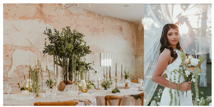 bride and groom at brandt 1910 in wallis tx rustic venue indoor outdoor all inclusive