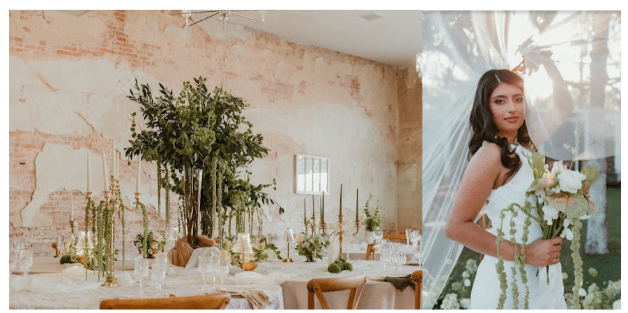 bride and groom at brandt 1910 in wallis tx rustic venue indoor outdoor all inclusive